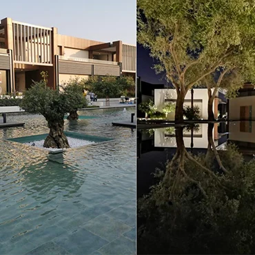 Mall Exterior Architecture and Refurbishment: Water features